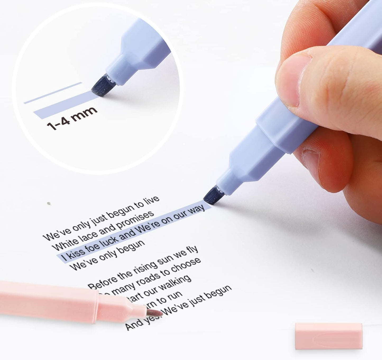 Aesthetic Cute Bible Highlighters 6Pcs