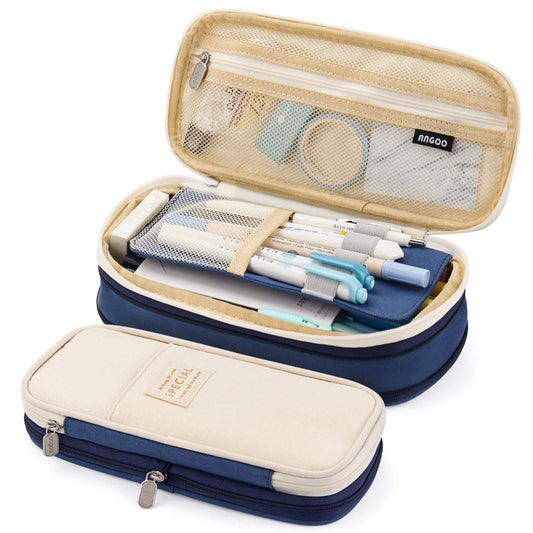 Canvas Big Capacity Pencil Case
