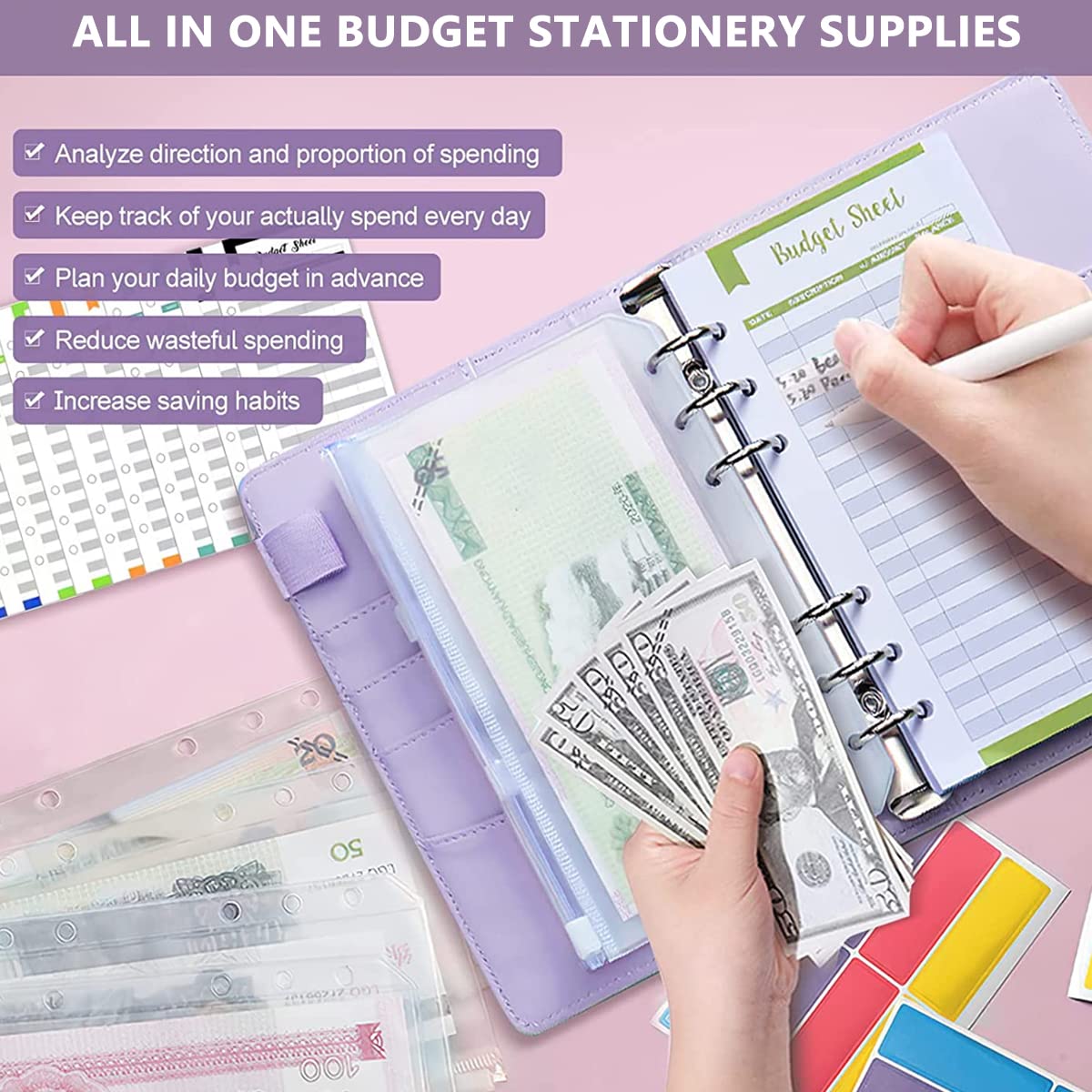 Budget Binder Notebook Set