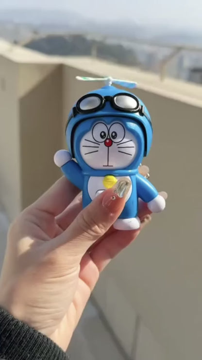 Cute Doraemon Face Changing Toy Keychain