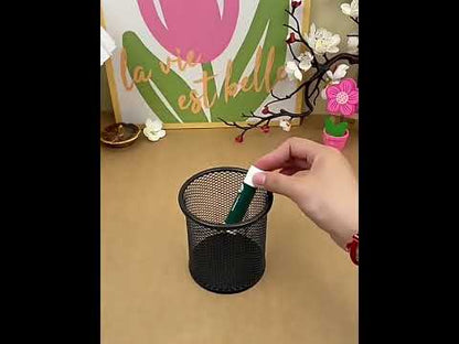 Desk Organizer Black Mesh Pen Holder