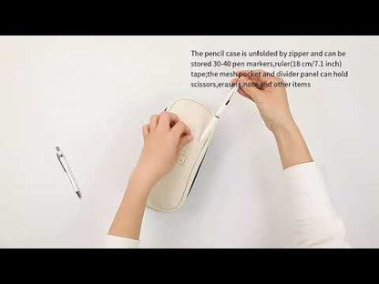 Canvas Big Capacity Pencil Case